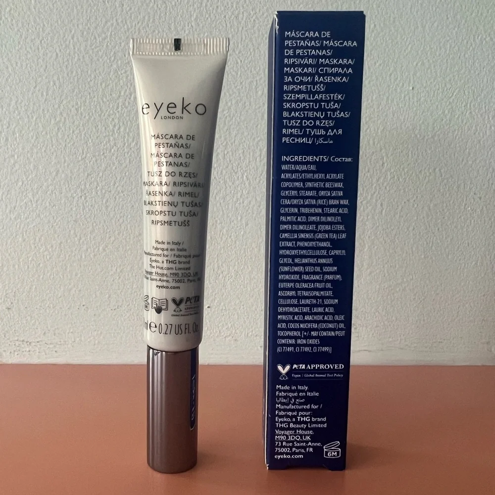 Eyeko Limitless Lengthen Mascara - Black- BNIB- full size 8 ml